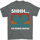 I'm Doing Maths Funny Gym Bodybuilding Mens T-Shirt Cotton Gildan Charcoal