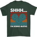 I'm Doing Maths Funny Gym Bodybuilding Mens T-Shirt Cotton Gildan Forest Green