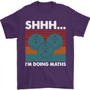 I'm Doing Maths Funny Gym Bodybuilding Mens T-Shirt Cotton Gildan Purple