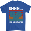 I'm Doing Maths Funny Gym Bodybuilding Mens T-Shirt Cotton Gildan Royal Blue
