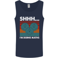 I'm Doing Maths Funny Gym Bodybuilding Mens Vest Tank Top Navy Blue