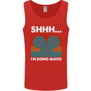 I'm Doing Maths Funny Gym Bodybuilding Mens Vest Tank Top Red