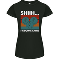 I'm Doing Maths Funny Gym Bodybuilding Womens Petite Cut T-Shirt Black