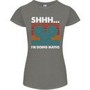 I'm Doing Maths Funny Gym Bodybuilding Womens Petite Cut T-Shirt Charcoal