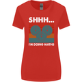 I'm Doing Maths Funny Gym Bodybuilding Womens Wider Cut T-Shirt Red