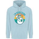 I'm Exorcising Funny Halloween Gym Fitness Childrens Kids Hoodie Light Blue