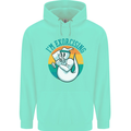 I'm Exorcising Funny Halloween Gym Fitness Childrens Kids Hoodie Peppermint