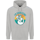 I'm Exorcising Funny Halloween Gym Fitness Childrens Kids Hoodie Sports Grey