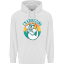 I'm Exorcising Funny Halloween Gym Fitness Childrens Kids Hoodie White