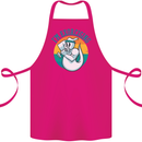 I'm Exorcising Funny Halloween Gym Fitness Cotton Apron 100% Organic Pink