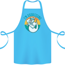I'm Exorcising Funny Halloween Gym Fitness Cotton Apron 100% Organic Turquoise