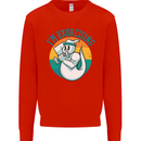 I'm Exorcising Funny Halloween Gym Fitness Kids Sweatshirt Jumper Bright Red