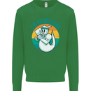 I'm Exorcising Funny Halloween Gym Fitness Kids Sweatshirt Jumper Irish Green