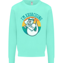 I'm Exorcising Funny Halloween Gym Fitness Kids Sweatshirt Jumper Peppermint