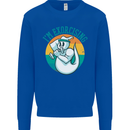I'm Exorcising Funny Halloween Gym Fitness Kids Sweatshirt Jumper Royal Blue