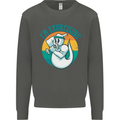 I'm Exorcising Funny Halloween Gym Fitness Kids Sweatshirt Jumper Storm Grey