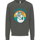 I'm Exorcising Funny Halloween Gym Fitness Kids Sweatshirt Jumper Storm Grey