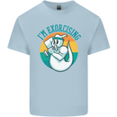 I'm Exorcising Funny Halloween Gym Fitness Kids T-Shirt Childrens Light Blue