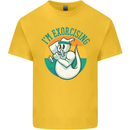 I'm Exorcising Funny Halloween Gym Fitness Kids T-Shirt Childrens Yellow