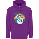 I'm Exorcising Funny Halloween Gym Fitness Mens 80% Cotton Hoodie Purple