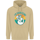 I'm Exorcising Funny Halloween Gym Fitness Mens 80% Cotton Hoodie Sand