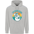I'm Exorcising Funny Halloween Gym Fitness Mens 80% Cotton Hoodie Sports Grey