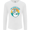 I'm Exorcising Funny Halloween Gym Fitness Mens Long Sleeve T-Shirt White
