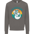 I'm Exorcising Funny Halloween Gym Fitness Mens Sweatshirt Jumper Charcoal