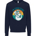 I'm Exorcising Funny Halloween Gym Fitness Mens Sweatshirt Jumper Navy Blue