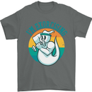 I'm Exorcising Funny Halloween Gym Fitness Mens T-Shirt Cotton Gildan Charcoal
