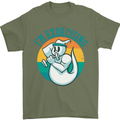 I'm Exorcising Funny Halloween Gym Fitness Mens T-Shirt Cotton Gildan Military Green