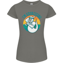 I'm Exorcising Funny Halloween Gym Fitness Womens Petite Cut T-Shirt Charcoal