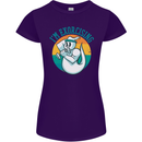 I'm Exorcising Funny Halloween Gym Fitness Womens Petite Cut T-Shirt Purple