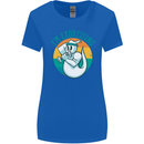 I'm Exorcising Funny Halloween Gym Fitness Womens Wider Cut T-Shirt Royal Blue