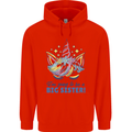 I'm Going to Be a Big Sister Unicorn Childrens Kids Hoodie Bright Red