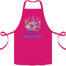 I'm Going to Be a Big Sister Unicorn Cotton Apron 100% Organic Pink