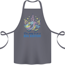 I'm Going to Be a Big Sister Unicorn Cotton Apron 100% Organic Steel