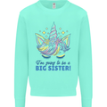 I'm Going to Be a Big Sister Unicorn Kids Sweatshirt Jumper Peppermint