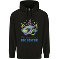 I'm Going to Be a Big Sister Unicorn Mens 80% Cotton Hoodie Black