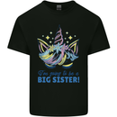 I'm Going to Be a Big Sister Unicorn Mens Cotton T-Shirt Tee Top Black