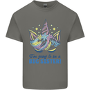 I'm Going to Be a Big Sister Unicorn Mens Cotton T-Shirt Tee Top Charcoal