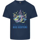 I'm Going to Be a Big Sister Unicorn Mens Cotton T-Shirt Tee Top Navy Blue