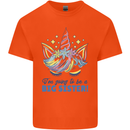 I'm Going to Be a Big Sister Unicorn Mens Cotton T-Shirt Tee Top Orange