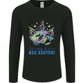I'm Going to Be a Big Sister Unicorn Mens Long Sleeve T-Shirt Black