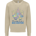 I'm Going to Be a Big Sister Unicorn Mens Sweatshirt Jumper Sand
