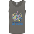 I'm Going to Be a Big Sister Unicorn Mens Vest Tank Top Charcoal