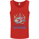 I'm Going to Be a Big Sister Unicorn Mens Vest Tank Top Red