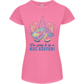 I'm Going to Be a Big Sister Unicorn Womens Petite Cut T-Shirt Azalea