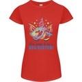 I'm Going to Be a Big Sister Unicorn Womens Petite Cut T-Shirt Red