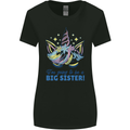 I'm Going to Be a Big Sister Unicorn Womens Wider Cut T-Shirt Black